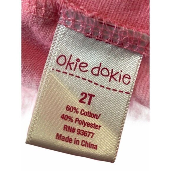 Okie Dokie‎ Toddler Girls Pink Shirt 2T - Picture 7 of 7